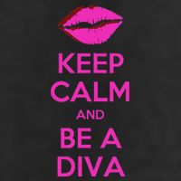 Keep Calm And Be A Diva Golf Towel