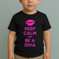 Keep Calm And Be A Diva Toddler T-Shirt