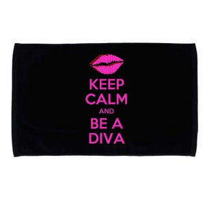 Keep Calm And Be A Diva Microfiber Hand Towel