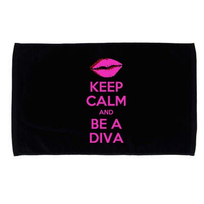 Keep Calm And Be A Diva Microfiber Hand Towel