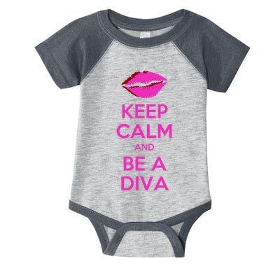 Keep Calm And Be A Diva Infant Baby Jersey Bodysuit