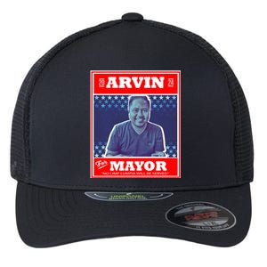 Kapu Coffee Arvin For Mayor Flexfit Unipanel Trucker Cap