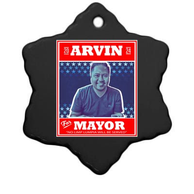 Kapu Coffee Arvin For Mayor Ceramic Star Ornament