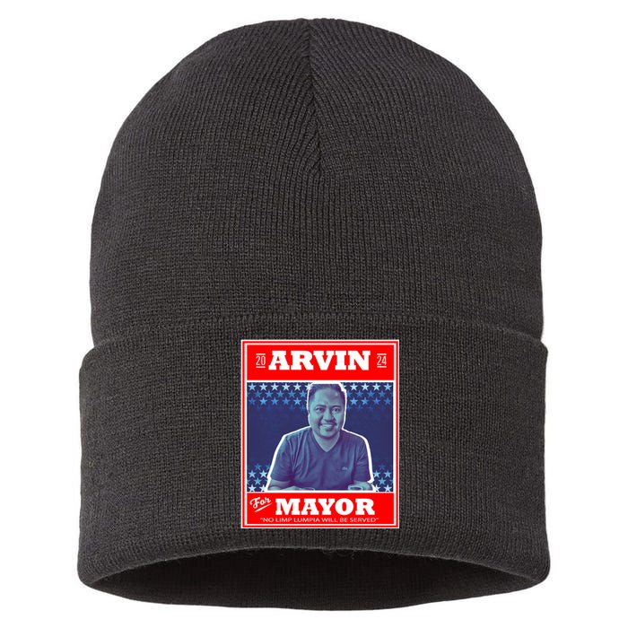 Kapu Coffee Arvin For Mayor Sustainable Knit Beanie