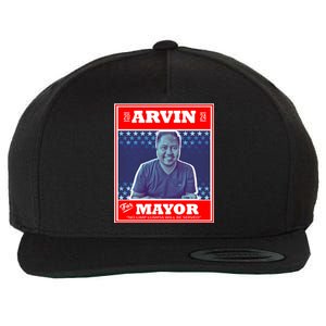 Kapu Coffee Arvin For Mayor Wool Snapback Cap