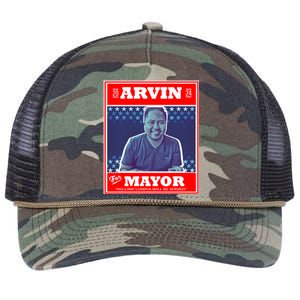 Kapu Coffee Arvin For Mayor Retro Rope Trucker Hat Cap