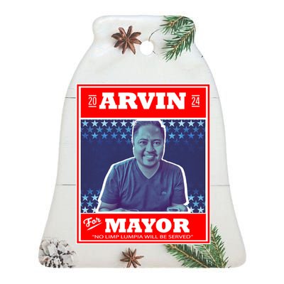 Kapu Coffee Arvin For Mayor Ceramic Bell Ornament