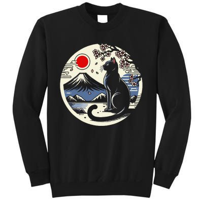 Kawaii Cat Anime Japanese Retro Funny Cat Gift Sweatshirt