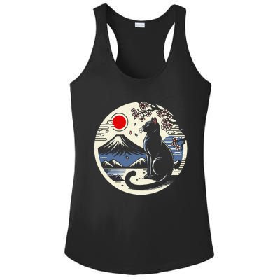 Kawaii Cat Anime Japanese Retro Funny Cat Gift Ladies PosiCharge Competitor Racerback Tank