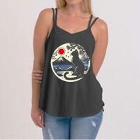 Kawaii Cat Anime Japanese Retro Funny Cat Gift Women's Strappy Tank