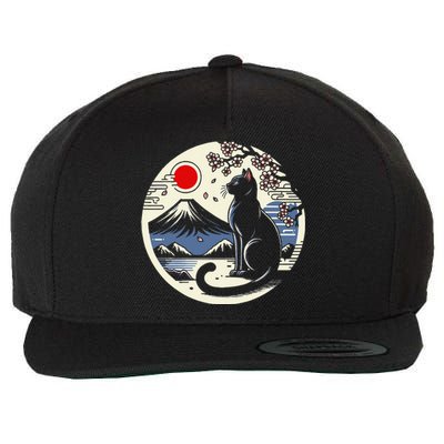 Kawaii Cat Anime Japanese Retro Funny Cat Gift Wool Snapback Cap