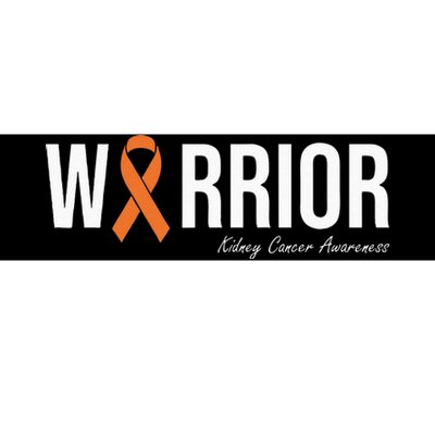 Kidney Cancer Awareness Orange Ribbon Bumper Sticker