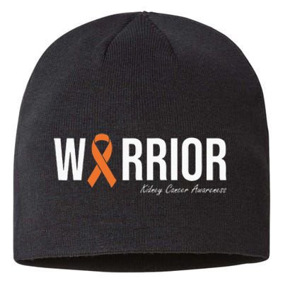 Kidney Cancer Awareness Orange Ribbon Sustainable Beanie