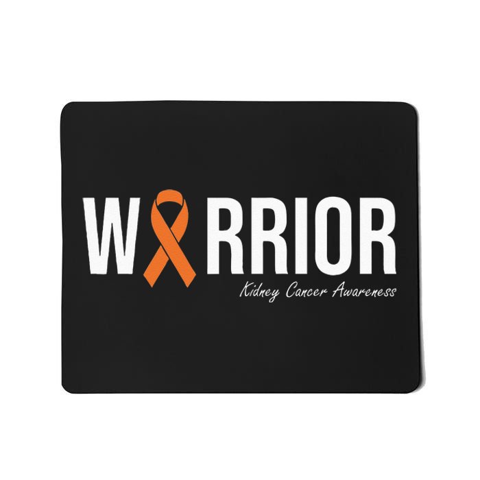 Kidney Cancer Awareness Orange Ribbon Mousepad