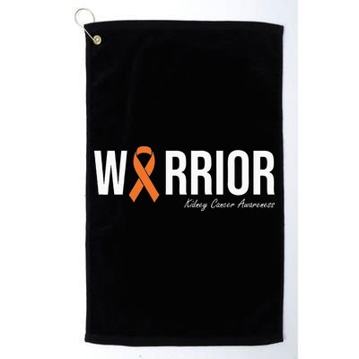 Kidney Cancer Awareness Orange Ribbon Golf Towel