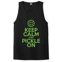 Keep Calm And Pickle On Pickleball TShirt With Pickle Ball PosiCharge Competitor Tank