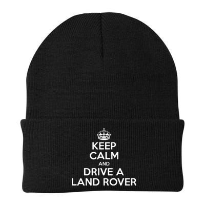 Keep Calm And Drive A Land Rover Funny Beanie