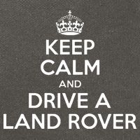 Keep Calm And Drive A Land Rover Funny Cotton Canvas Backpack