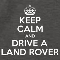 Keep Calm And Drive A Land Rover Funny Vector Backpack