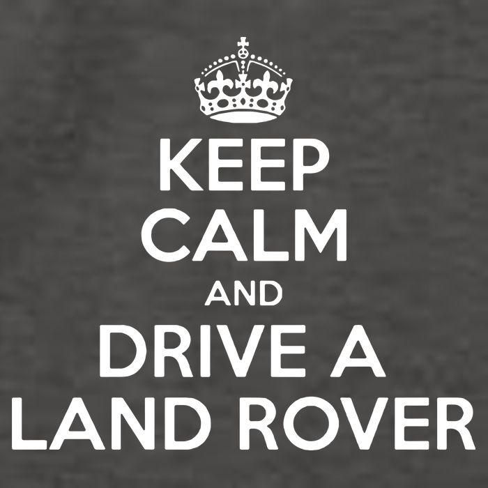Keep Calm And Drive A Land Rover Funny Vector Backpack