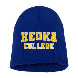 Keuka College Apparel Sports Fan Short Acrylic Beanie