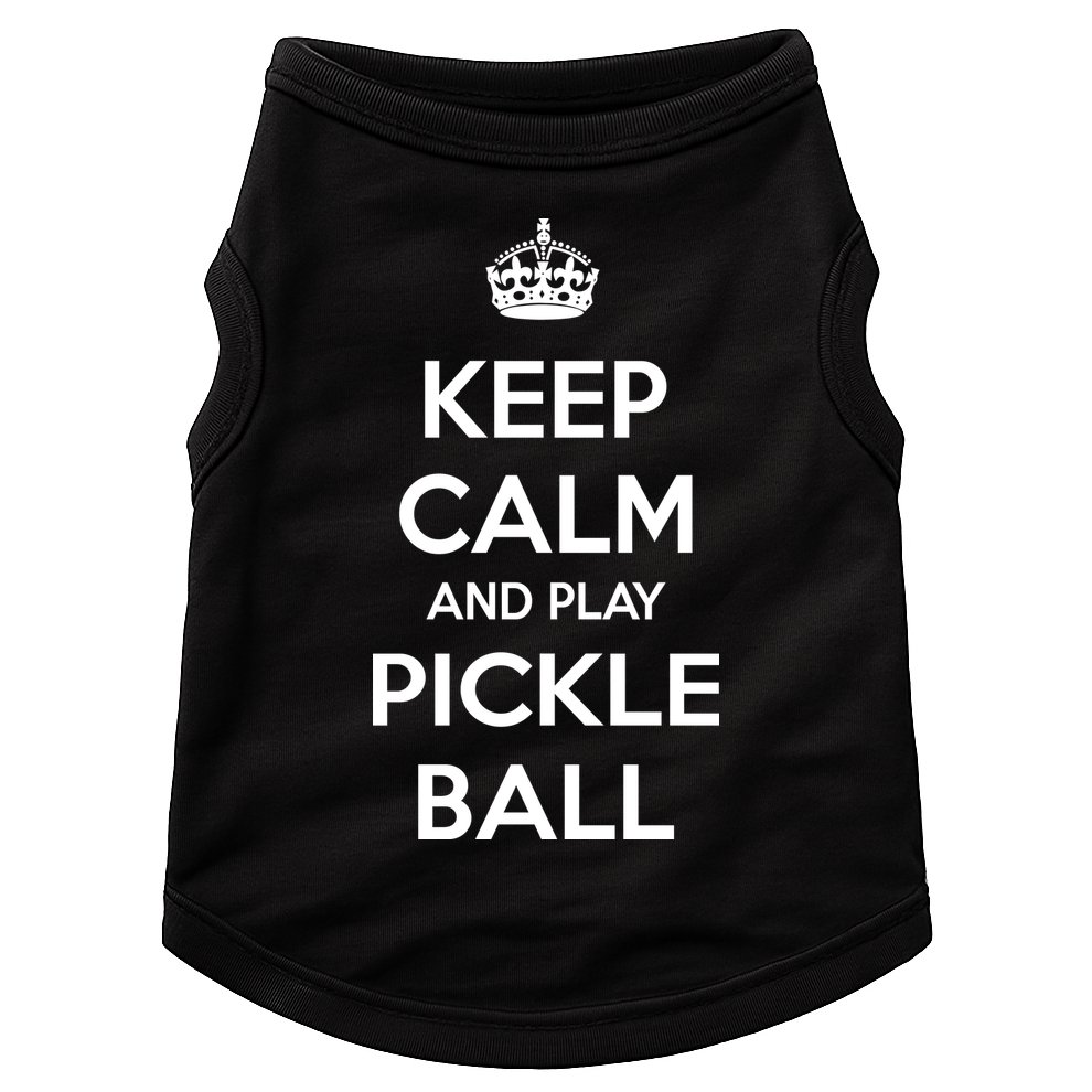 KEEP CALM AND PLAY PICKLEBALL Doggie Tank