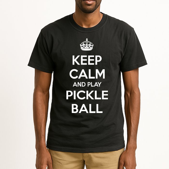 KEEP CALM AND PLAY PICKLEBALL Tall T-Shirt