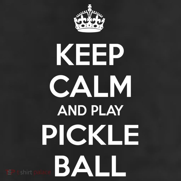 KEEP CALM AND PLAY PICKLEBALL Adult Drive Performance Visor