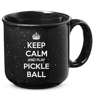 KEEP CALM AND PLAY PICKLEBALL 15oz Campfire Ceramic Mug