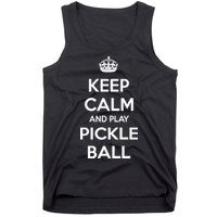 KEEP CALM AND PLAY PICKLEBALL Tank Top