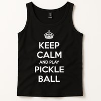 KEEP CALM AND PLAY PICKLEBALL Tank Top