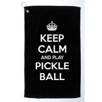 KEEP CALM AND PLAY PICKLEBALL Golf Towel