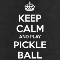KEEP CALM AND PLAY PICKLEBALL Golf Towel