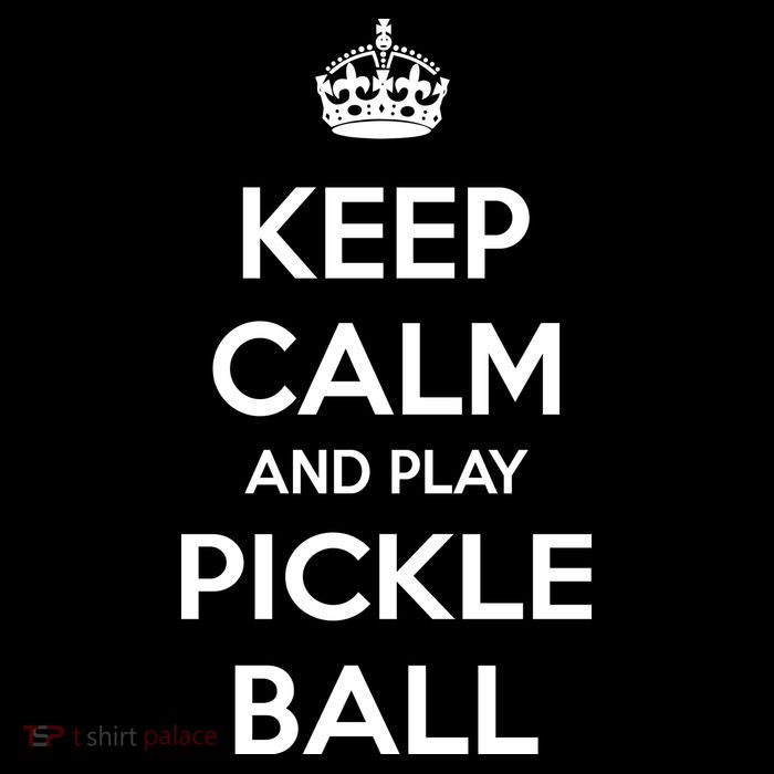 KEEP CALM AND PLAY PICKLEBALL Short Acrylic Beanie