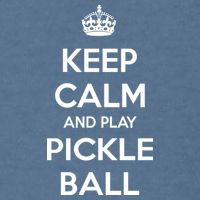 KEEP CALM AND PLAY PICKLEBALL Garment-Dyed Sweatshirt