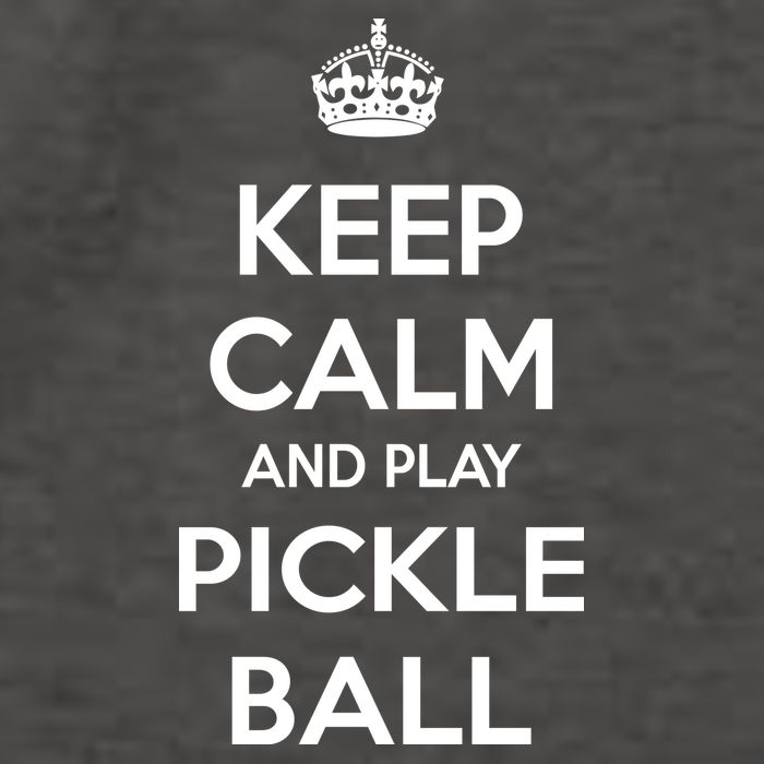 KEEP CALM AND PLAY PICKLEBALL Vector Backpack