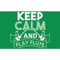 Keep Calm And Pay Flute Funny Flute Player Flute Lover Quote Bumper Sticker