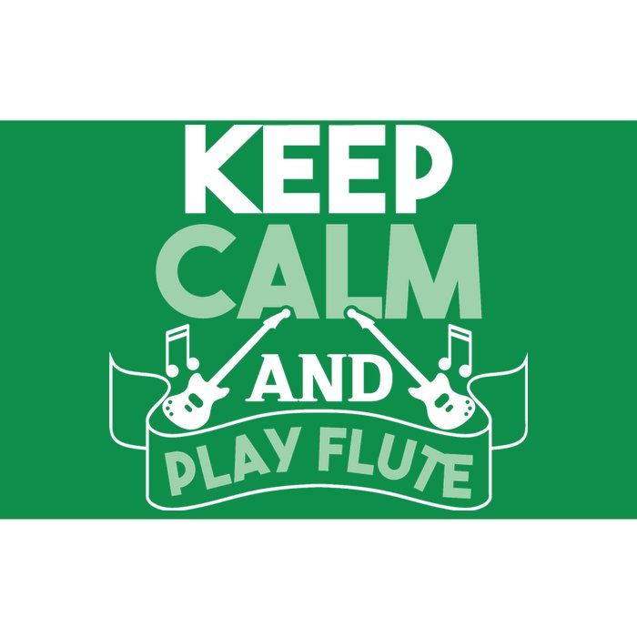 Keep Calm And Pay Flute Funny Flute Player Flute Lover Quote Bumper Sticker