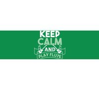 Keep Calm And Pay Flute Funny Flute Player Flute Lover Quote Bumper Sticker