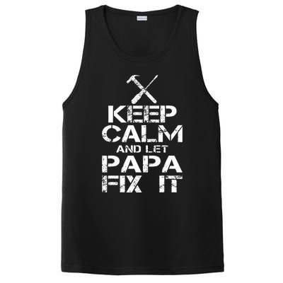 Keep Calm And Let Papa Fix It PosiCharge Competitor Tank