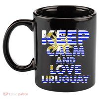 Keep Calm And Love Uruguay 11oz C Handle Ceramic Mug