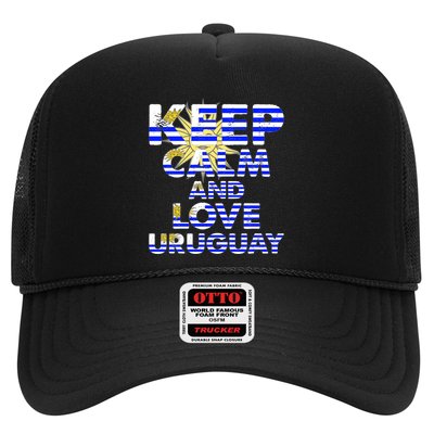 Keep Calm And Love Uruguay Trucker Hat