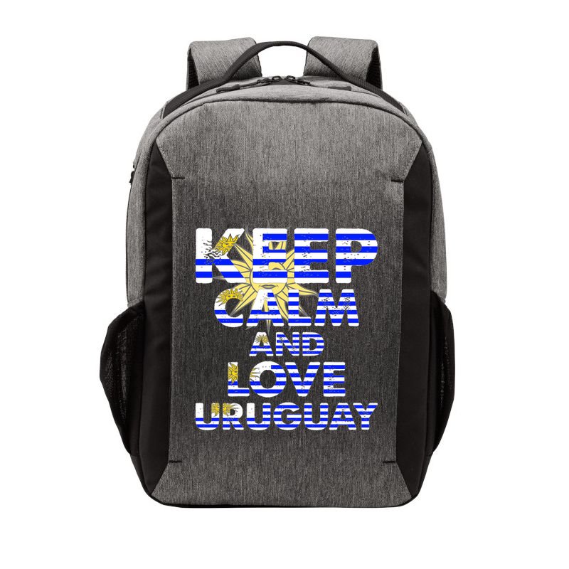 Keep Calm And Love Uruguay Vector Backpack