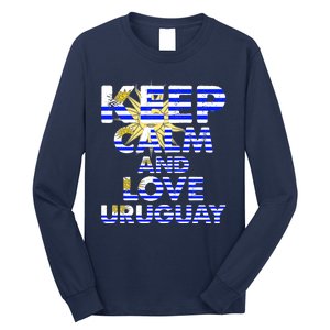 Keep Calm And Love Uruguay Long Sleeve Shirt