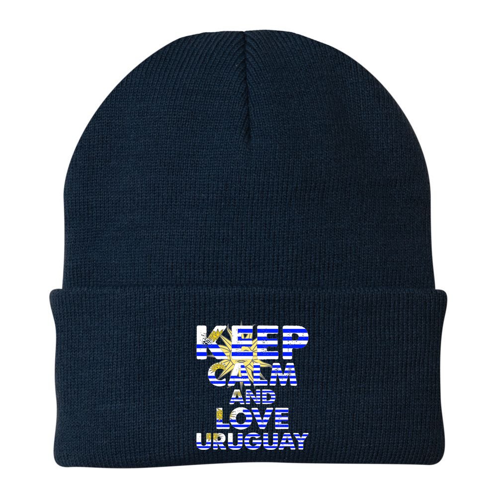 Keep Calm And Love Uruguay Beanie