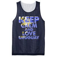 Keep Calm And Love Uruguay Mesh Reversible Basketball Jersey Tank