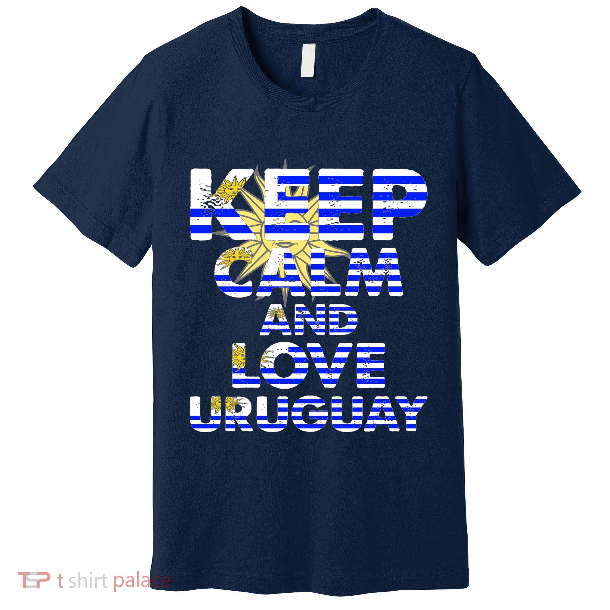 Keep Calm And Love Uruguay Premium T-Shirt