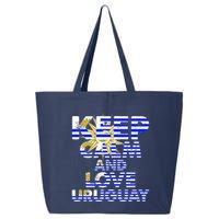 Keep Calm And Love Uruguay 25L Jumbo Tote