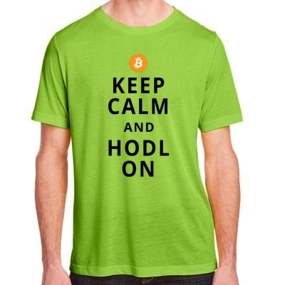 Keep Cam And Hodl On Bitcoin Adult ChromaSoft Performance T-Shirt