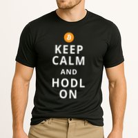 Keep Cam And Hodl On Bitcoin Performance Shirt